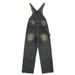 Men's national tide retro American loose-washed old one-piece straight leg pants_viptrois.com