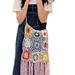 Women's Shoulder Bags Hand-crafted Crochet Hollowed-out Woven Handbag With Contrasting Colors, Bohemian Chic Chic Crochet Knitted Bag For Women_viptrois.com