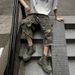 Men's Clothing Retro Destroyed Washed Pocket Workwear Camouflage Cropped Pants Men And Women Trendy Loose Casual Straight Shorts_viptrois.com