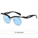 Men's Sunglasses Round Frameless Party Glasses Exaggerated Sunglasses Halloween Personality Funny Decoration New_viptrois.com