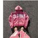 2025 Zipper CLRVNT Sweatshirt Cool Internet Celebrity Hooded Cardigan Letter Print New Jacket_viptrois.com