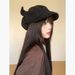 Suede Cat Ear Beret For Women, Multi-Wear, Face-Slimming Octagonal Hat, Fashionable And Elegant Newsboy Cap_viptrois.com