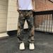 American Trendy Brand Branch Camouflage Retro Tooling Casual Pants Men's Spring And Autumn Ruffian Handsome Versatile High Street Loose Wide-leg Pants_viptrois.com