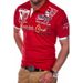 Fashion Personality Short Sleeve Polo Shirt Men's 3D Digital Print T-Shirt_viptrois.com