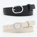 2024 Summer New Elliptical Japanese Button Dress Women's Fashion Simple Versatile Jeans Belt Women_viptrois.com