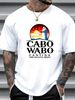 Cabo Wabo Cantina Establish 1990 XL T-Shirt Sammy Hagar Double-Sided San Lucas Homme Fashion Summer Casual Breathable Stretched Comfortable_viptrois.com