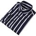 Men's Slim Fit Stretch Dress Shirt - Wrinkle-Resistant Business Casual Long Sleeve Shirt With Striped & Checkered Patterns For Office & Daily Wear_viptrois.com