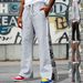 Men's High-Street Paisley Print Joggers - Oversized West Coast Style Hip Hop Trousers With Drawstring Loose Fit Straight Leg For Casual Streetwear_viptrois.com