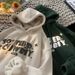 Vintage-Inspired Fleece Hoodie For Men – Oversized Unisex Pullover With Retro Letter Print (M-5XL)_viptrois.com