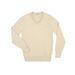 "Men's V-Neck Wool Sweater – Slim Fit Lightweight Pullover For Autumn & Winter, Business Casual Style"_viptrois.com