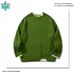 Streetwear Solid Color Knit Sweater – Trendy Layered Look, Unisex Oversized Pullover, Couple Matching Long Sleeve Casual Top_viptrois.com