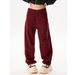Men's & Women's High Street Jacquard Print Loose Fit Straight Leg Washed Denim Jeans - Black, Retro Blue, Coral Pink & More_viptrois.com