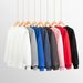 Heavy Loose Solid Color Men's Crew Neck Mixed Cotton Double-sided Sweater Women's Korean Version Casual Long-sleeved Couple_viptrois.com