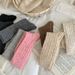 Thickened Dot Yarn Wool Twist Socks Cozy Cable-Knit Wool Blend Socks - Soft, Warm & Stylish Unisex Mid-Crew Socks For Winter & Everyday Wear_viptrois.com