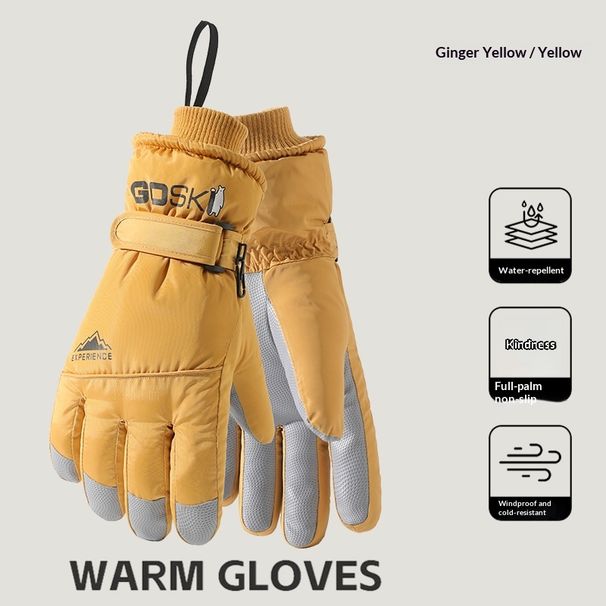 Pulse Ski Gloves For Men And Women Winter Warm Touchscreen Down Cotton Couple Style Thickened Electric Bike Riding Windproof_viptrois.com