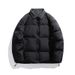 Men's Clothing Men's Wear | Faux Two Piece Plaid Lapel Down Jacket For Men, Winter Short Color Block Warm Couple Trendy Outerwear_viptrois.com