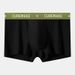 Pulse 7386 Xinjiang 100% 10A Grade Antibacterial Crotch Men's Pure Cotton Four-Corner Boxer Briefs_viptrois.com