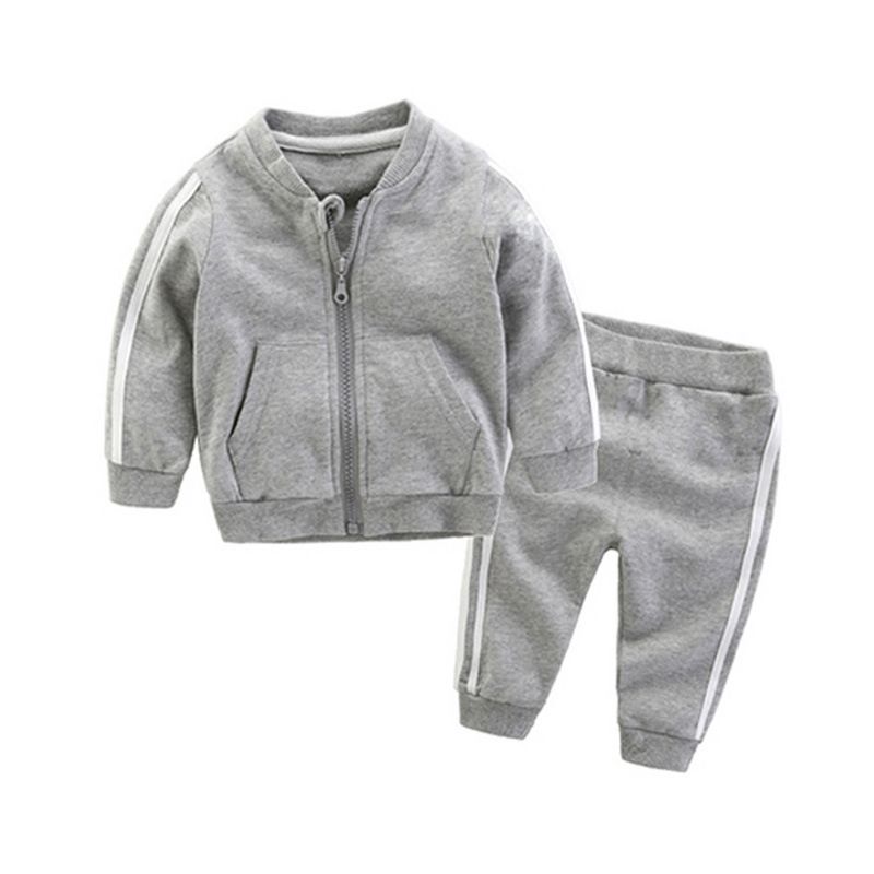 Kid's Clothing boys and girls spring sports suits children's sweatshirts loose two piece suits sportswear_viptrois.com