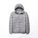 Autumn Winter New Men's Lightweight Hooded Jacket Warm Fashion Short Casual Portable Stand Collar Cotton Coat For Men_viptrois.com