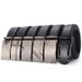 Men's Belt Automatic Buckle Casual Belt Young And Middle Aged Belt Men's Double Line Belt Stall Goods_viptrois.com