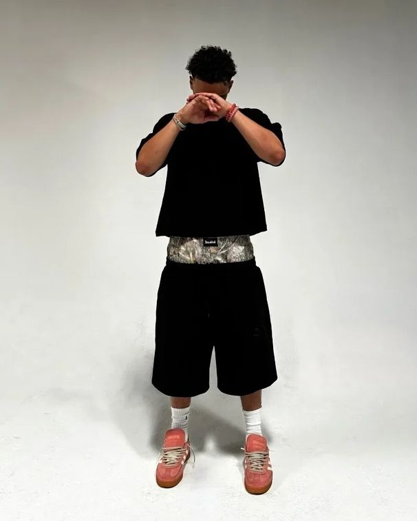 Men's Clothing Street Fashion Pattern Embroidery Double Waist Lace Casual Straight Pants Men's Sports Casual Trousers_viptrois.com