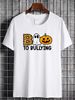 Boo To Bullying Halloween Ghost Anti Bully Unity Day Orange T-Shirt Top For Everyday Wear Print Round Neck Short Sleeve Summer Comfortable Stretched Female Streetwear Unisex Stylish Designer Clothes Slightly Casual Women Fashion Women Top Graphic Tees_viptrois.com