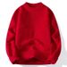 Men's Clothing Knitwear Sweaters Soft Ribbed Knit Sweater Women's Long Sleeve Pullover Oversized Casual Crewneck Jumper Cozy Winter Fall Fashion_viptrois.com