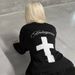 European And American Environmentally Friendly Fabrics New Autumn Gothic Dark Punk Patch Personalized Emo Girl Long-sleeved T-shirt Y2k_viptrois.com
