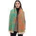 Unisex Women's shawl floral jacquard scarf_viptrois.com