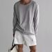 Lightweight Breathable Sunscreen Long Sleeved Knitted T Shirt Men's Summer American Style Casual Loose T Shirt_viptrois.com
