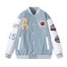 Spring And Autumn New Baseball Jacket Men's Jacket Street Hip Hop Windproof Jacket Autumn And Winter Warm Baseball Shirt Jakcet_viptrois.com