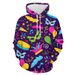 Pure European And American Cross-Border Sweatshirt Christmas Men's Jacket Digital Print 25th Anniversary New Loose Hoodie_viptrois.com
