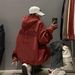 Suede Hooded Sweatshirt For Men Spring And Autumn Trendy Brand Ins Heavyweight Cool Couple Loose Plus Size Casual Hoodie_viptrois.com