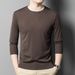 Pure 2025 Autumn Winter New 60 Count Australian Wool Fine Spun Round Neck Men's Sweater One Piece Dropshipping X6X99_viptrois.com