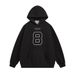 Number 8 Printed Hoodie Men's Street Loose Casual Long Sleeve Pullover INS Style Sweatshirt_viptrois.com