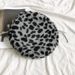 Fashionable Leopard Print Beret For Women, Autumn And Winter Woolen Pumpkin Hat, Korean Style Casual Artist Hat_viptrois.com