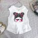 Children's Clothing 2025 New Girls Shorts Suit Hooded Two Piece Korean Style Fashion Cartoon Vest Trend_viptrois.com