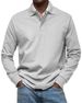 2025 New Men's Casual Versatile Long Sleeve Button Turn-Down Collar Polo Shirt_viptrois.com