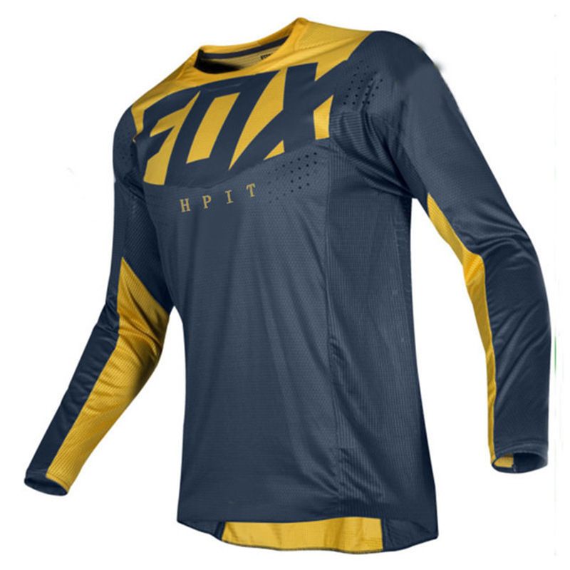 Men's Long-Sleeved Motorcycle Speed Downhill Suit Quick-Drying Moisture Wicking Cycling Sports Mountain Off-Road Suit Cycling Suit_viptrois.com