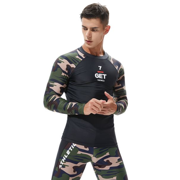 New Surf Suit for Men, Camouflage Fashion Swimsuit, Foreign Trade Warm Wet Suit, Men's Manufacturer Wholesale_viptrois.com