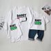 Cross Border American European Parent Child Clothing Summer Family Clothing Family Of Three Or Four Mother And Daughter Short Sleeved T Shirt_viptrois.com