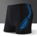 Man's clothing Swimming trunks Male professional training slim men's flat Angle plus size swimming trunks sexy quick drying men's swimsuit_viptrois.com