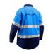 Men's Clothing Construction Workshop Auto Repair Sanitation Machine Tool Pure Cotton Reflective Strip Shirt Top Work Clothes_viptrois.com