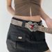 Punk Style Personalized Embossed Love Y2K Spicy Girl Versatile Gothic Dark Belt Unisex_viptrois.com