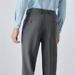 Men's Slim-Fit Dress Pants, Business Casual, Wrinkle-Free, Straight-Leg, Korean Style, Office & Smart Outing (Black/Charcoal/Khaki/Navy)_viptrois.com