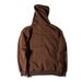 Loom Cross-Border Clothing 2024 Autumn Winter European And American High Street Hooded Men's Solid Color Sweatshirt Loose_viptrois.com