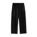 Men's Clothing Pockets Washed And Distressed Casual Pants Spring And Summer Style Straight Loose Textured Twill Pure Cotton Workwear Trousers Q_viptrois.com