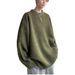 Men's Solid Color Pullover Sweater – Minimalist Hong Kong Style Loose Fit Knitwear For Autumn & Winter (Black/White/Green/Blue/Burgundy, M-XXXXL)_viptrois.com