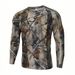 Men's Sports Camouflage Long Sleeve Round Neck Quick Drying Long Sleeve Summer Cycling Clothes Men's T Shirt_viptrois.com