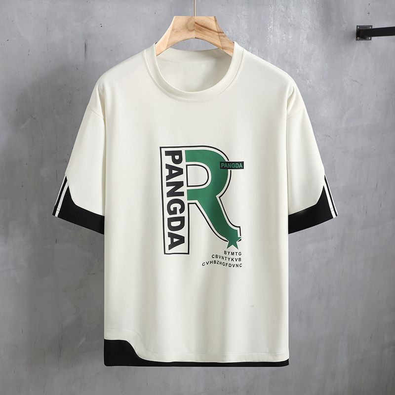 Men's Clothing Plus Size Men's Short Sleeved Shorts Suit Plus Loose Casual Tops Shorts 330 Catties_viptrois.com